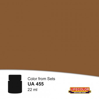 LIFECOLOR NUA455 Uniform Brown 22 ml