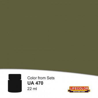LIFECOLOR NUA470 Extra Dark Green 22 ml