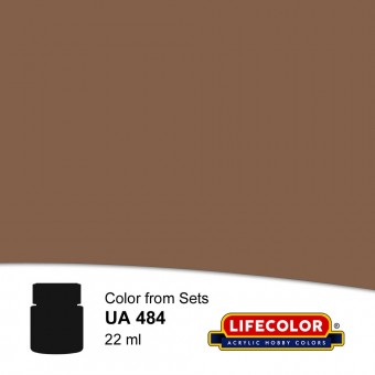 LIFECOLOR NUA484 Erdl Brown 22 ml