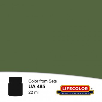 LIFECOLOR NUA485 Erdl Medium Green 22 ml