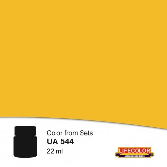 LIFECOLOR NUA544 Keltainen Yellow 22 ml