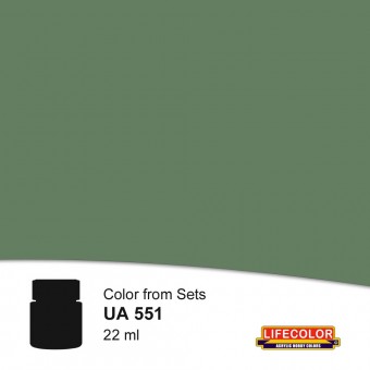 LIFECOLOR NUA551 Grey Green 22 ml