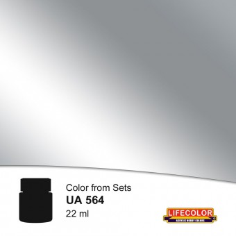 LIFECOLOR NUA564 Flat Alluminium 22 ml