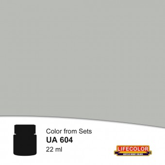 LIFECOLOR NUA604 Mittelgrau DKM 51 Var. 22 ml