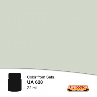 LIFECOLOR NUA620 Light Gray 5L 22 ml