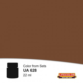 LIFECOLOR NUA628 Mahogany Stain 22 ml