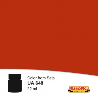 LIFECOLOR NUA648 Antifouling Hull Red 22 ml