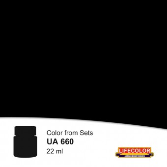 LIFECOLOR NUA660 Submarine Black 22 ml
