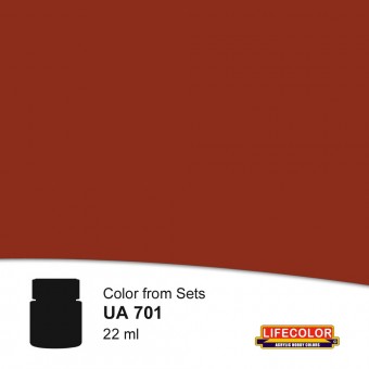 LIFECOLOR NUA701 Rust Dark Shadow 22 ml