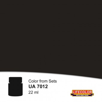 LIFECOLOR NUA7012 Poison Black 22 ml
