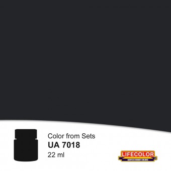 LIFECOLOR NUA7018 Revenge Black 22 ml
