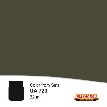 LIFECOLOR NUA723 Weathered Black 22 ml