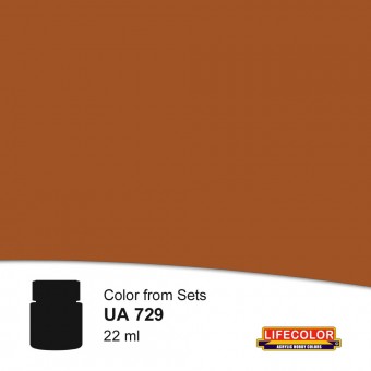 LIFECOLOR NUA729 Dark Wooden Stock 22 ml