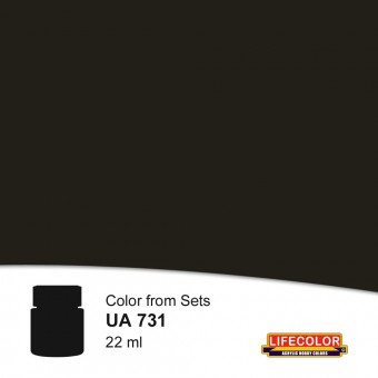 LIFECOLOR NUA731 Dirty Black 22 ml