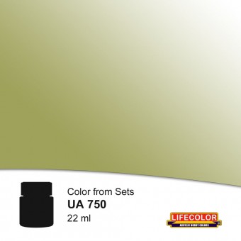 LIFECOLOR NUA750 Vegetable Origin Damp Yellow 22 ml