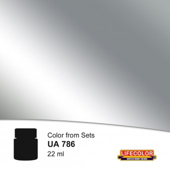 LIFECOLOR NUA786 Polished Steel Modern Shell 22 ml