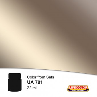 LIFECOLOR NUA791 Spent Shell Burned Brass 22 ml
