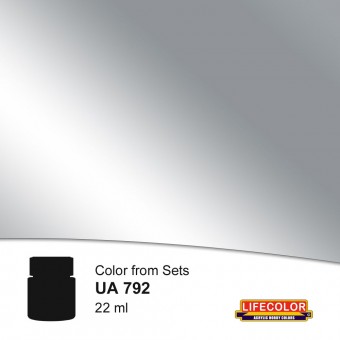 LIFECOLOR NUA792 Polished Aluminium 22 ml