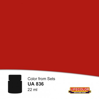 LIFECOLOR NUA836 Rosso Fegato Chiaro 22 ml