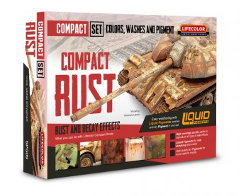 LIFECOLOR SPG09 Compact Rust 6 x 22 ml