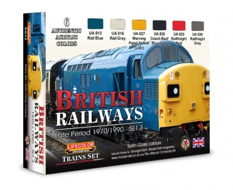 LIFECOLOR XS12 British Railways # 3 6 x 22 ml