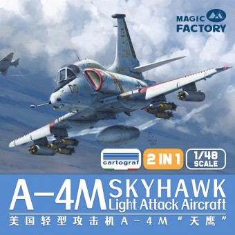 Magic Factory 5002 A-4M Skyhawk Light Attack Aircraft 1:48
