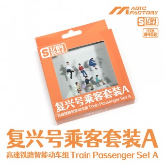 Magic Factory 8402 Train Passenger Set A (for item no. 1601, precolored and assembled) 1:64
