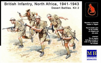 Master Box Ltd. MB3580 British Infantry North Africa Desert 1:35