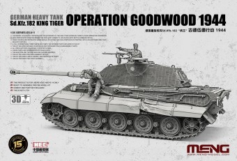 Meng ES-011 German Heavy Tank Sd.Kfz.182 King Tiger Operation Goodwood 1944 1:35