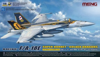 Meng LS-023 Boeing F/A-18E Super Hornet Golden Dragons 1:48