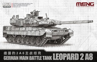 Meng Meng 72-012 German Main Battle Tank Leopard 2 A8 1:72