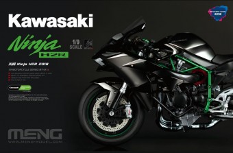 Meng Meng MT-011s Kawasaki Ninja H2R 2018 (Pre-colored Edition) 1:9