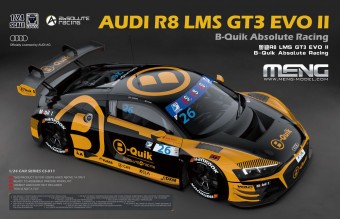 Meng CS-011 AUDI R8 LMS GT3 EVO II B-Quik Absolute Racing 1:24