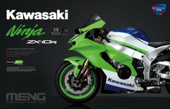 Meng MT-007s Kawasaki ZX-10R (Pre-colored Edition) 1:9