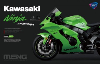 Meng MT-008s Kawasaki ZX-10RR (Pre-colored Edition) 1:9