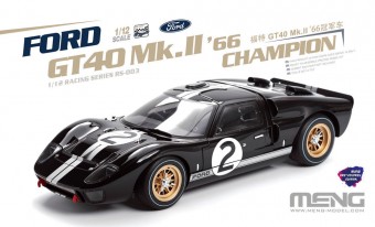MENG RS-003 Ford GT40 Mk.II '66 Champion Pre-colored Edition 1:12