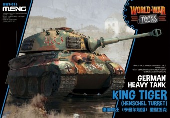 Meng WWT-021 German Heavy Tank King Tiger (Henschel Turret) (CARTOON MODEL)