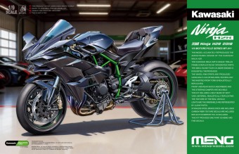 Meng MT-011 Kawasaki Ninja H2R 2018 1:9