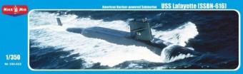 Micro Mir  AMP MM350-022 U.S. nuclear-powered submarine Lafayette (SSBN-616) 1:350
