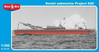 Micro Mir  AMP MM350-030 Soviet Submarine Project 628 1:350