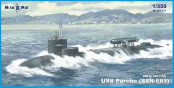 Micro Mir  AMP MM350-037 SSN-683 Parche (early version) submarine 1:350