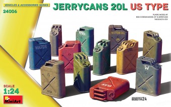 MiniArt 24006 Jerrycans 20L US Type 1:24