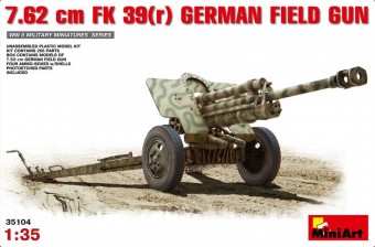 MiniArt 35104 7,62 cm F.K. 39 German Field Gun 1:35