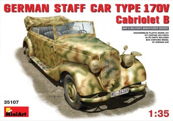 MiniArt 35107 German Staff Car MB 170V. Cabriolet 1:35