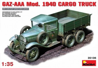 MiniArt 35136 GAZ-AA?. Mod. 1940. Cargo Truck 1:35