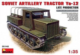 MiniArt 35140 Ya-12 Late Prod. Soviet Artillery Tractor 1:35