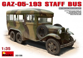 MiniArt 35156 GAZ-05-193 Staff Bus 1:35