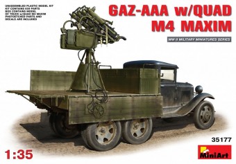 MiniArt 35177 GAZ-AAA w/QUAD M4 MAXIM 1:35