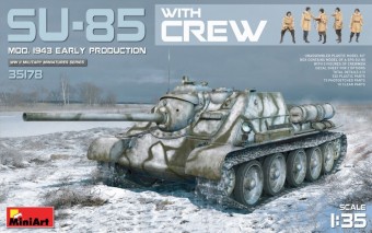 MiniArt 35178 SU-85 Mod. 1943 (Early Production) w/Crew 1:35