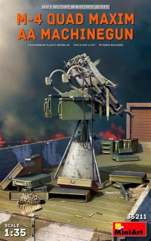 MiniArt 35211 M-4 Quad Maxim AA Machinegun 1:35